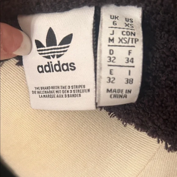 ADIDAS CARDIGAN🖤SPORTY Women's BLACK Open Cardigan with Pockets Size XS🖤 - Picture 7 of 14